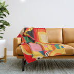 Girls in Wonderland Throw Blanket Gallery Image 1