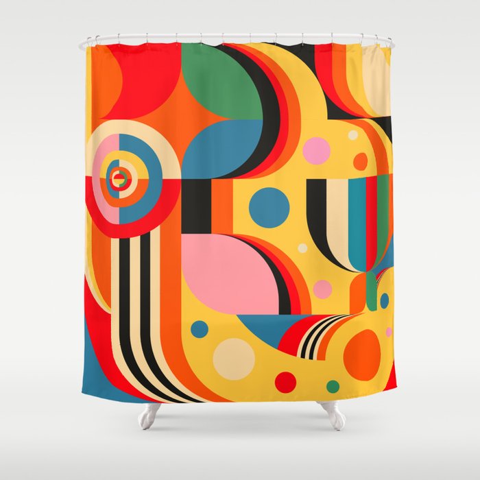 Girls in Wonderland Shower Curtain Gallery Image 1