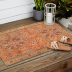 Antique Persian Sultanabad Rug Print Outdoor Rug Gallery Image 2