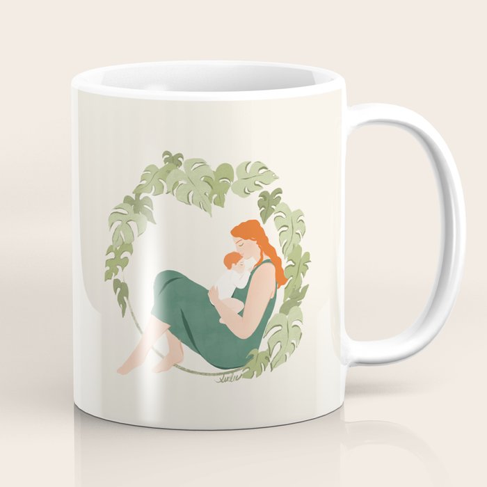 Maternal Bond (Red) Coffee Mug Gallery Image 1