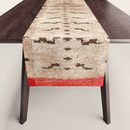 Tsudrukt South Tibetan Tiger Skin Rug Print Table Runner Gallery Image 1