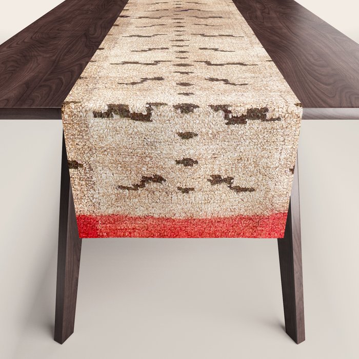 Tsudrukt South Tibetan Tiger Skin Rug Print Table Runner Gallery Image 1
