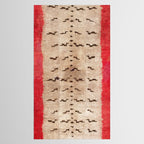 Tsudrukt South Tibetan Tiger Skin Rug Print Tablecloth Gallery Image 2