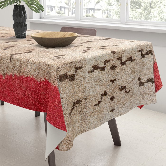 Tsudrukt South Tibetan Tiger Skin Rug Print Tablecloth Gallery Image 3