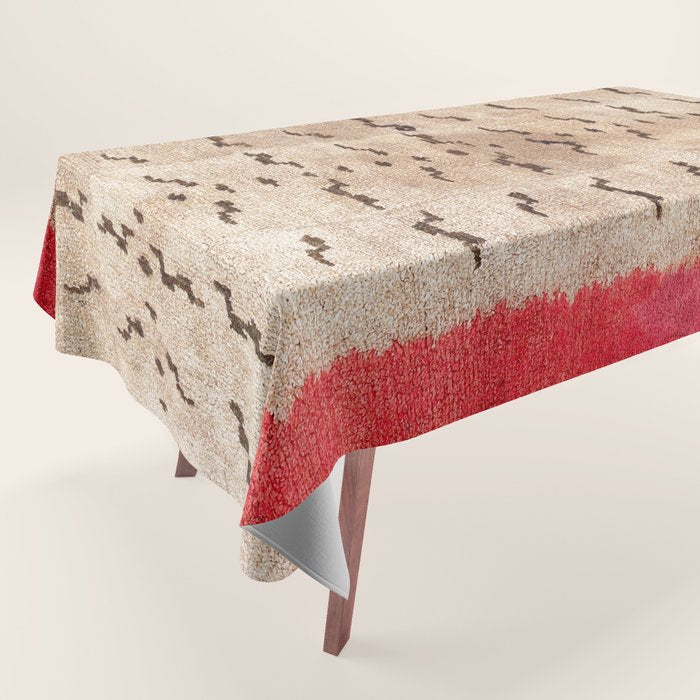 Tsudrukt South Tibetan Tiger Skin Rug Print Tablecloth Gallery Image 1