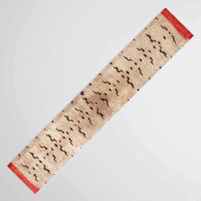 Tsudrukt South Tibetan Tiger Skin Rug Print Table Runner Gallery Image 3