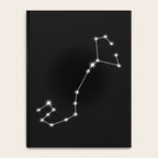 Scorpio Zodiac Star Constellation Line Art Black Notebook Gallery Image 4