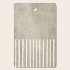 Beige White Minimalism 001 Cutting Board Gallery Image 1
