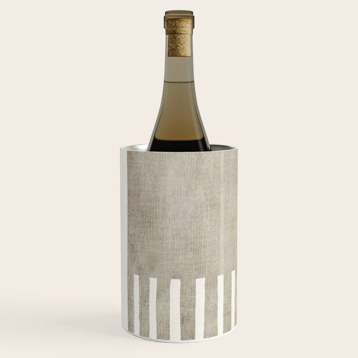 Beige White Minimalism 001 Wine Chiller Gallery Image 2