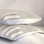 Beige White Minimalism 001 Pillow Sham Gallery Image 3