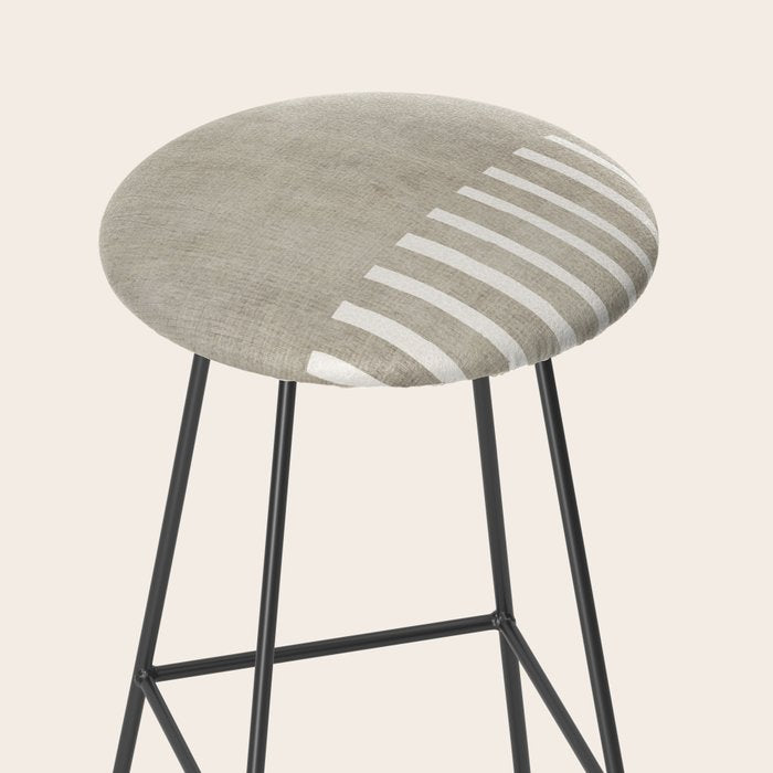 Beige White Minimalism 001 Stool Gallery Image 2