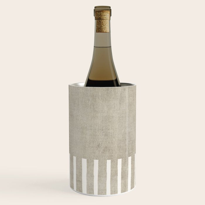 Beige White Minimalism 001 Wine Chiller Gallery Image 1