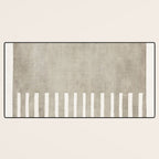 Beige White Minimalism 001 Desk Mat Gallery Image 3