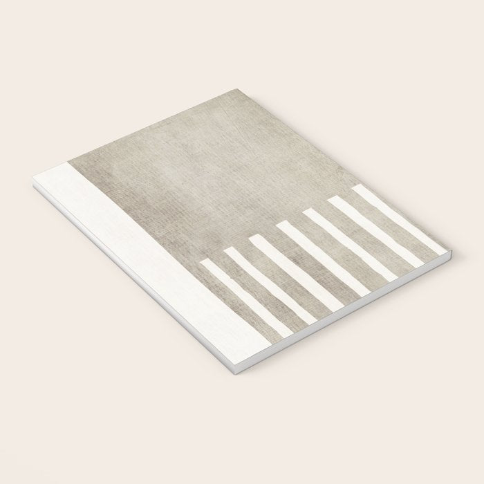 Beige White Minimalism 001 Notebook Gallery Image 3