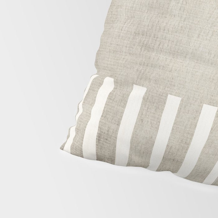 Beige White Minimalism 001 Pillow Sham Gallery Image 4