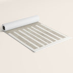 Beige White Minimalism 001 Yoga Mat Gallery Image 2