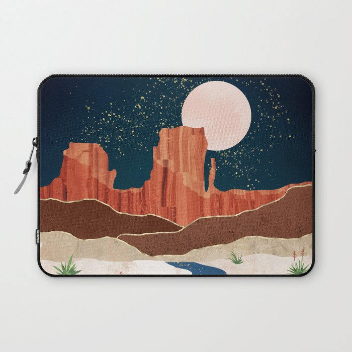 Desert Stars River Laptop Sleeve Gallery Image 1