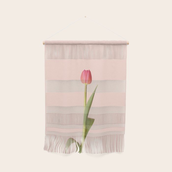 The pink tulip | Floral photography | Flower botanical photograph Wall Hanging Gallery Image 1