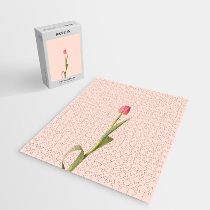The pink tulip | Floral photography | Flower botanical photograph Jigsaw Puzzle Gallery Image 2