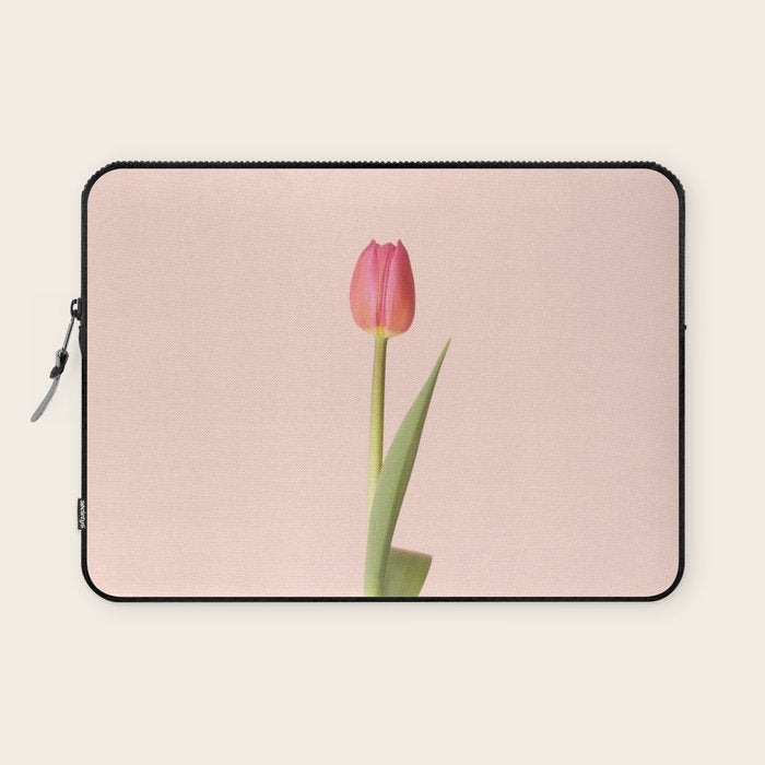 The pink tulip | Floral photography | Flower botanical photograph Laptop Sleeve Gallery Image 1