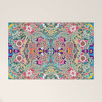 Mandala - Turquoise Boho Welcome Mat Gallery Image 1