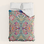 Mandala - Turquoise Boho Duvet Cover Gallery Image 6