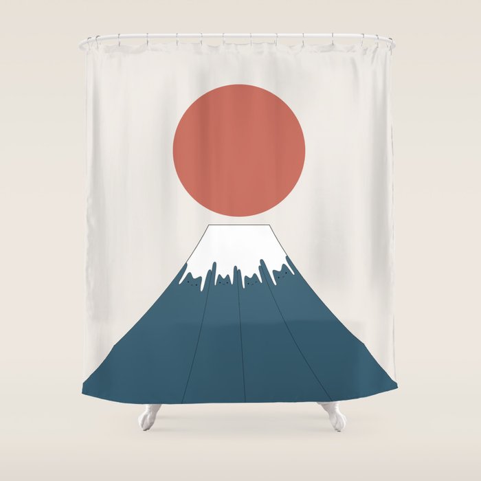 Cat Landscape 184 Praise the Sun Shower Curtain Gallery Image 1