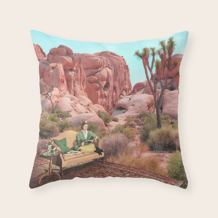 Desert Leisure Throw Pillow Gallery Image 6