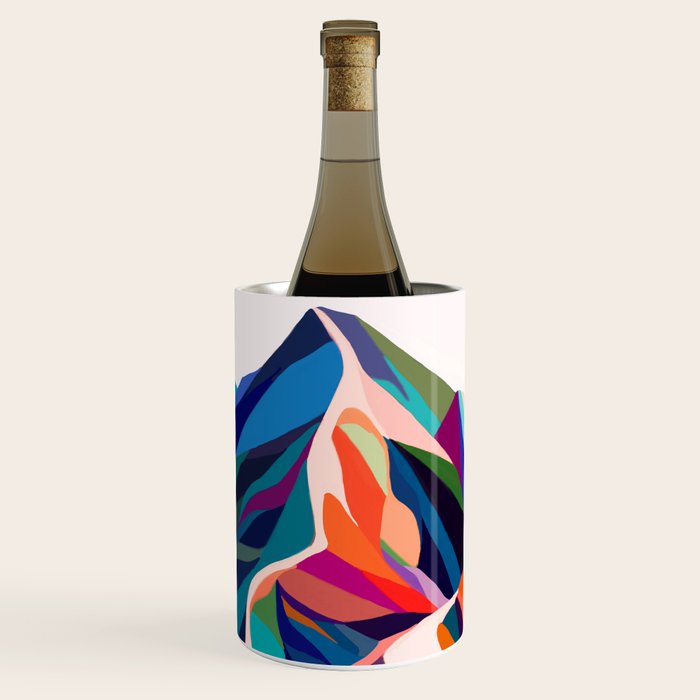 Mountains sunset warm Wine Chiller Gallery Image 2