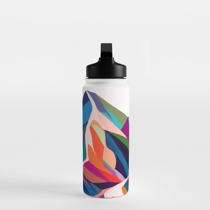 Mountains sunset warm Water Bottle Gallery Image 3