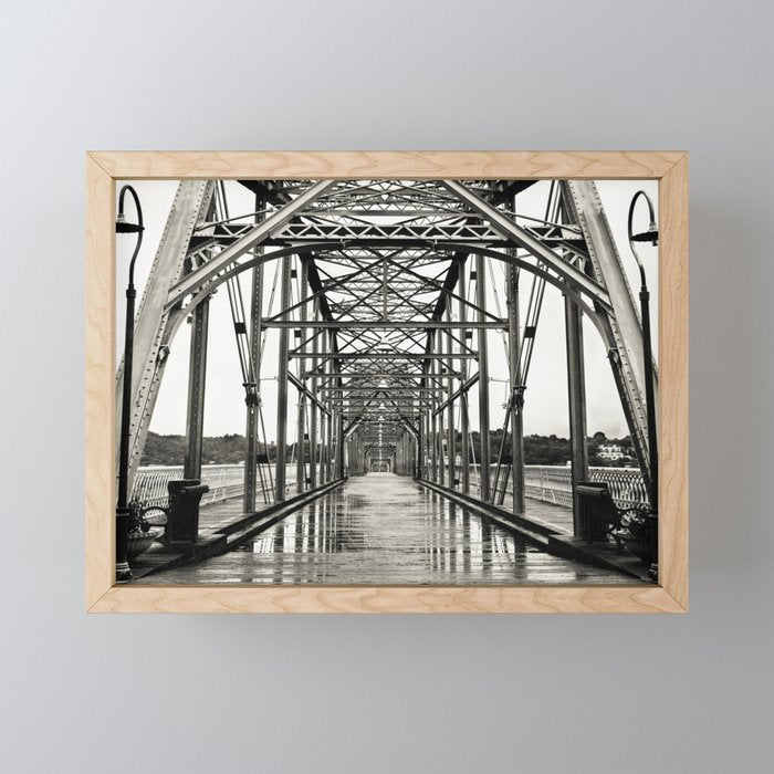 Walnut Street Bridge No. 10 Architectural Chattanooga Photography Mini Art Print Gallery Image 1