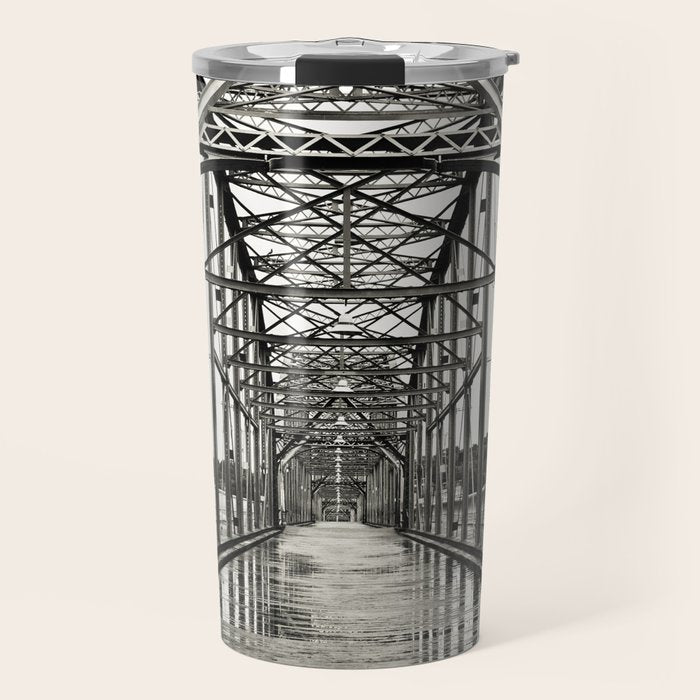 Walnut Street Bridge No. 10 Architectural Chattanooga Photography Travel Mug Gallery Image 1