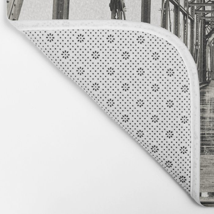 Walnut Street Bridge No. 10 Architectural Chattanooga Photography Bath Mat Gallery Image 2