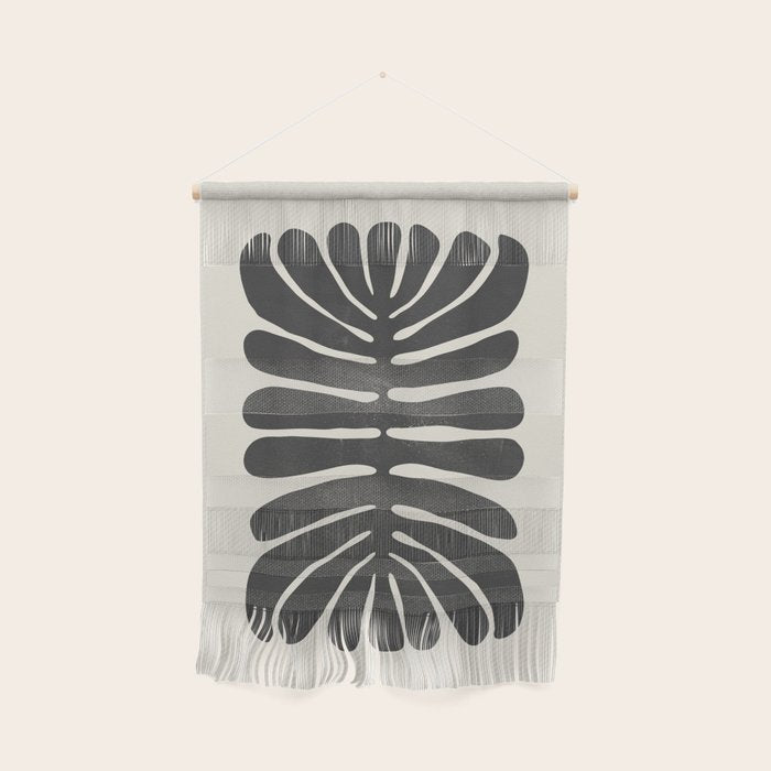 Sea Leaf: Noir Wall Hanging Gallery Image 1