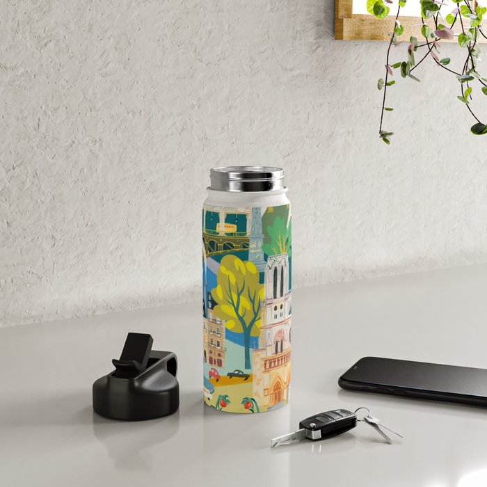 Paris mon amour Water Bottle Gallery Image 4