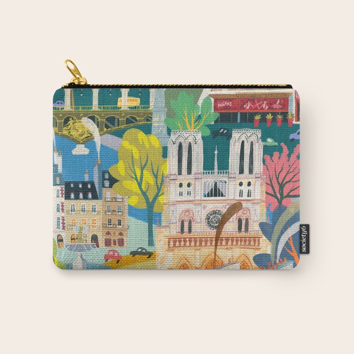 Paris mon amour Carry All Pouch Gallery Image 1