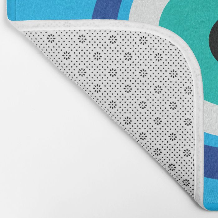 Mykonos: Vintage Travel Colour Series 03 Bath Mat Gallery Image 2