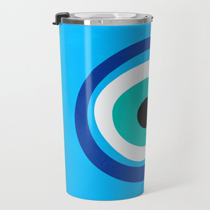 Mykonos: Vintage Travel Colour Series 03 Travel Mug Gallery Image 3