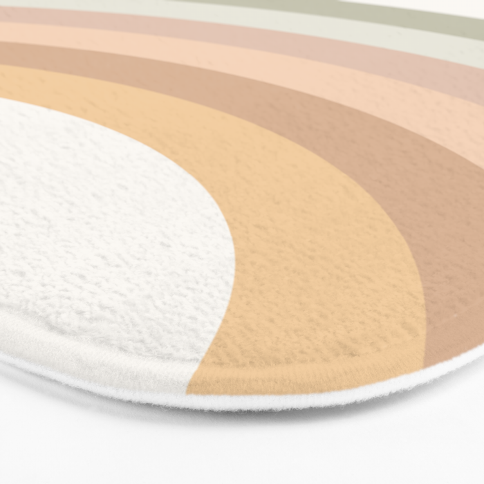 Rainbow Neutral Colors Bath Mat Gallery Image 3