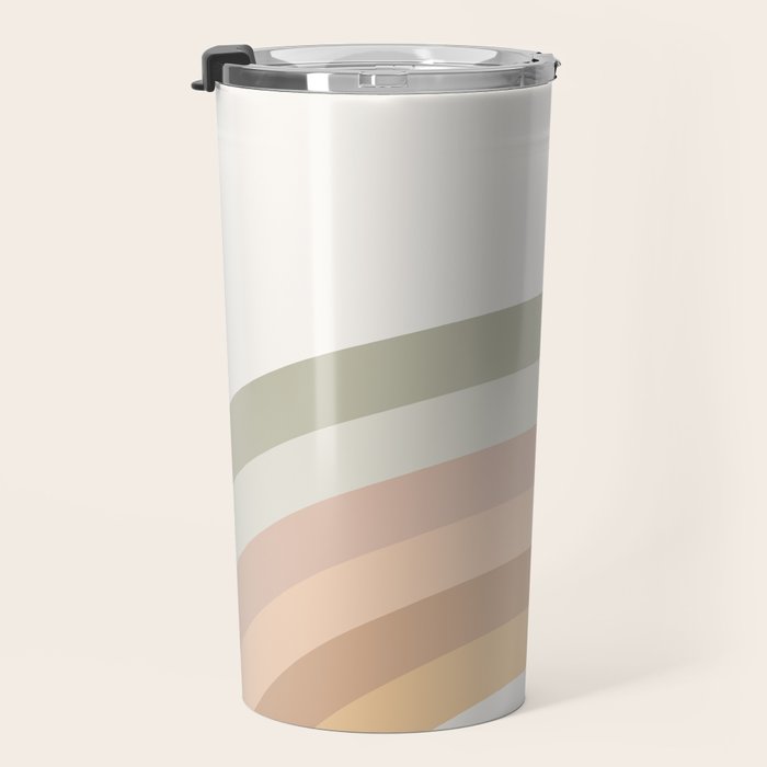 Rainbow Neutral Colors Travel Mug Gallery Image 3