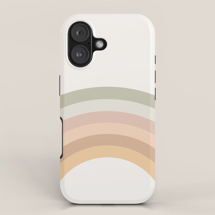Rainbow Neutral Colors iPhone Case Gallery Image 1