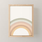 Rainbow Neutral Colors Mini Art Print Gallery Image 1