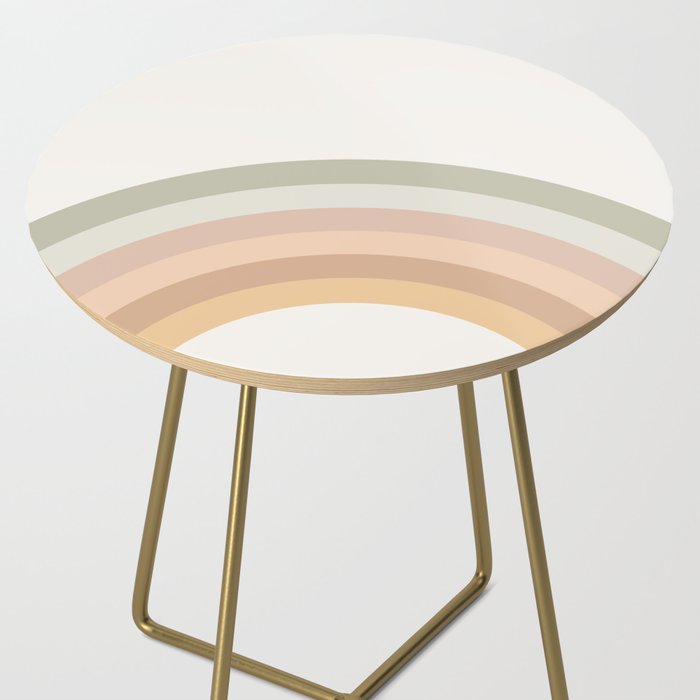 Rainbow Neutral Colors Side Table Gallery Image 2