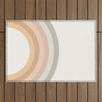 Rainbow Neutral Colors Outdoor Rug Gallery Image 1