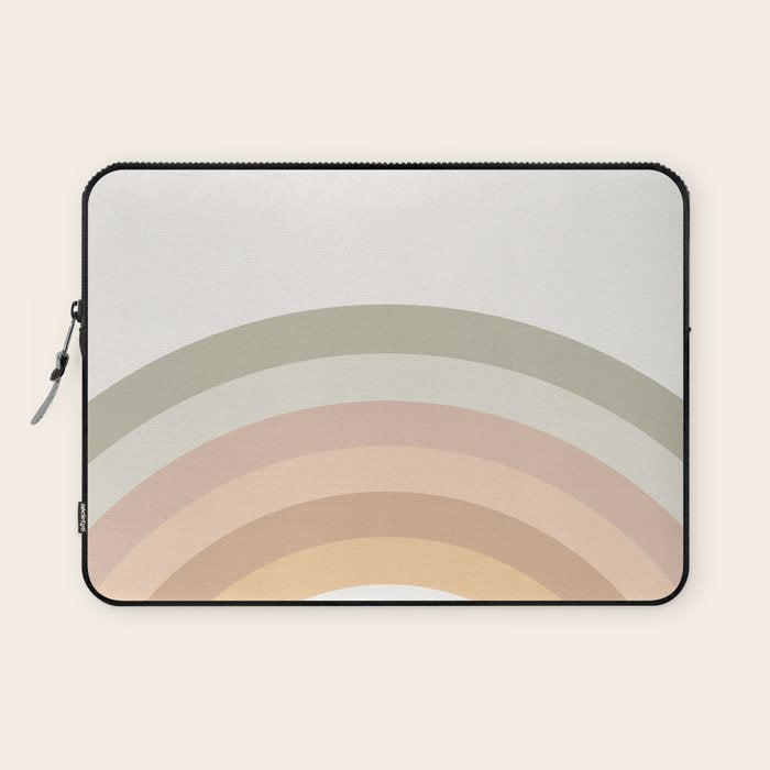 Rainbow Neutral Colors Laptop Sleeve Gallery Image 1