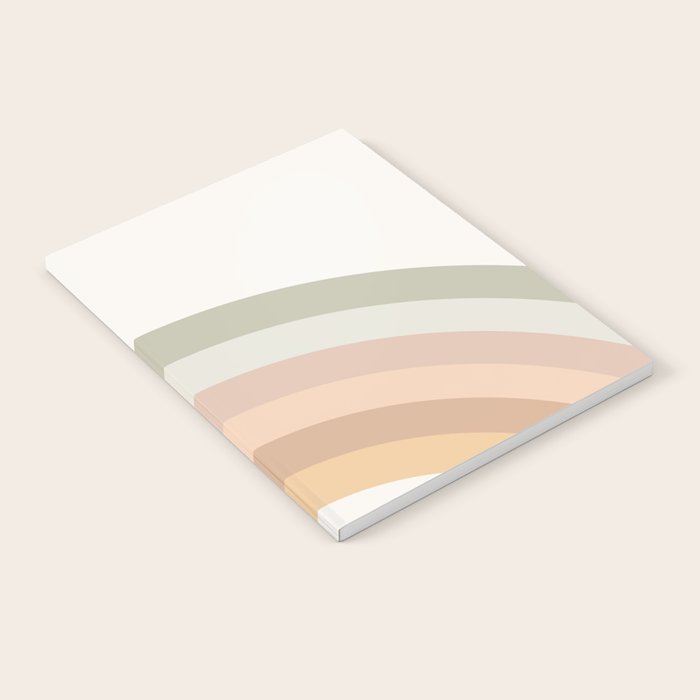 Rainbow Neutral Colors Notebook Gallery Image 1
