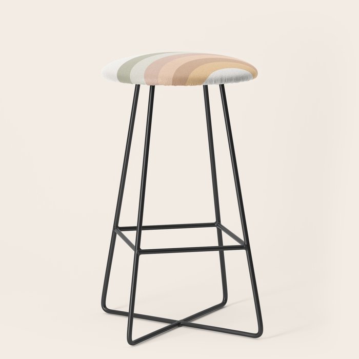 Rainbow Neutral Colors Stool Gallery Image 1
