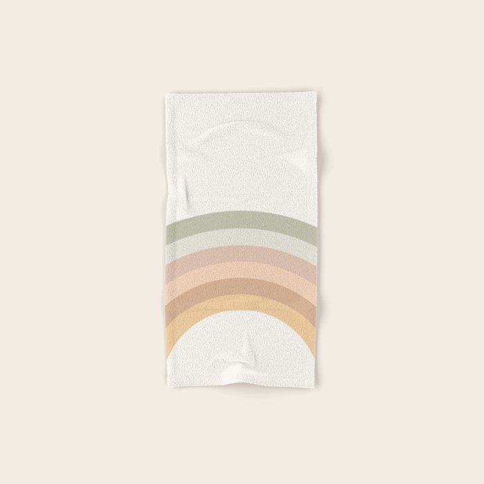 Rainbow Neutral Colors Bath Towel Gallery Image 1