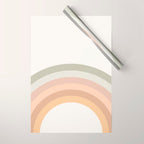 Rainbow Neutral Colors Wrapping Paper Gallery Image 1
