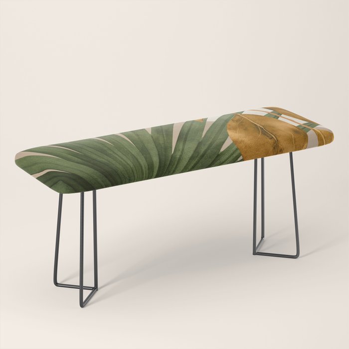 Abstract Tropical Art 21 Bench Gallery Image 1